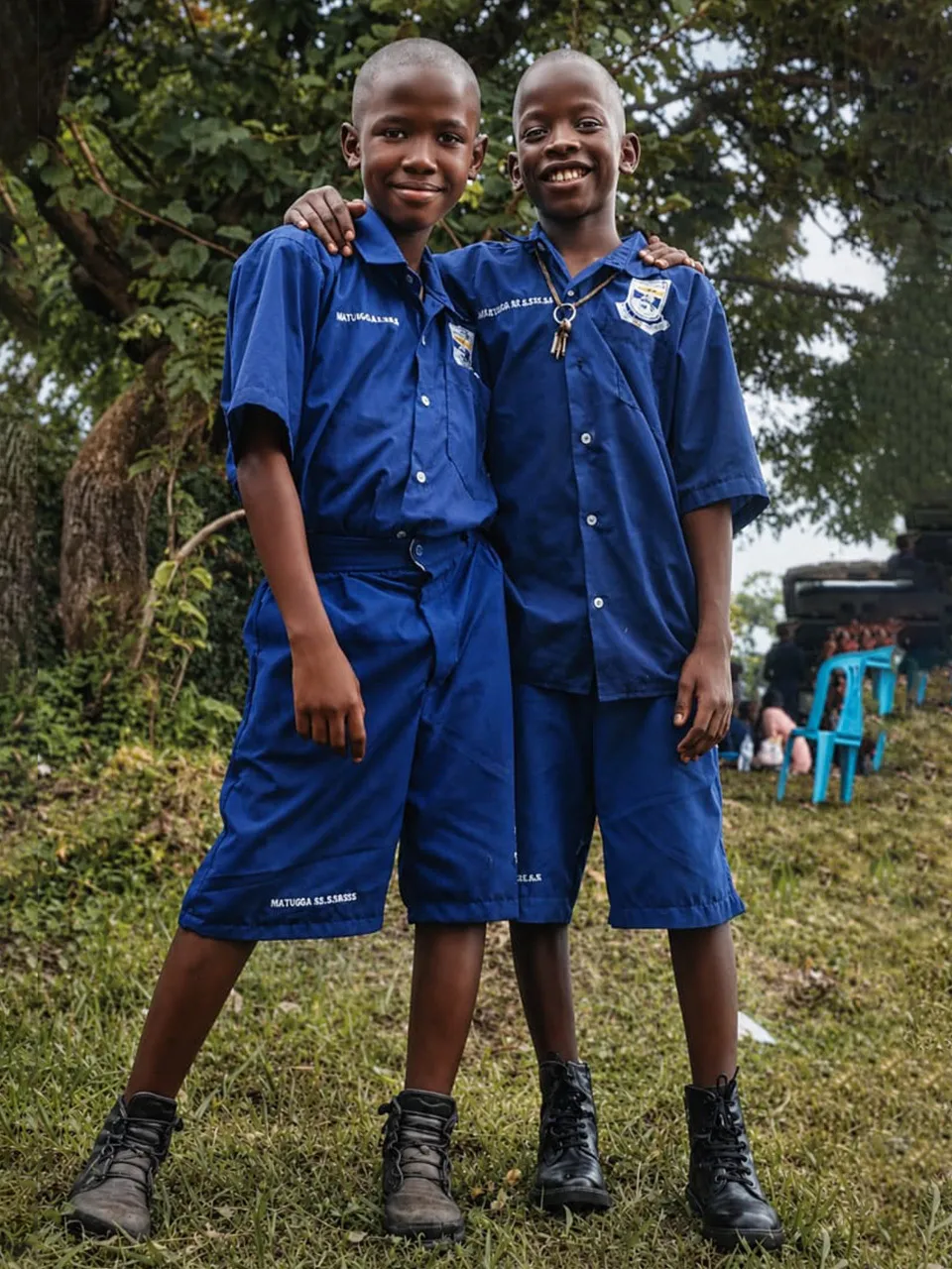 Two community members during a Child of Hope field visit