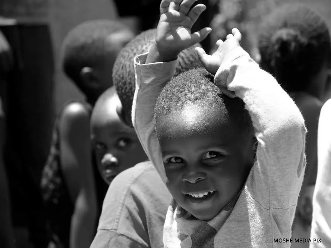 Child portrait from a community visit